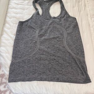 Lululemon gray tank top size 12 -swiftly tech racerback
